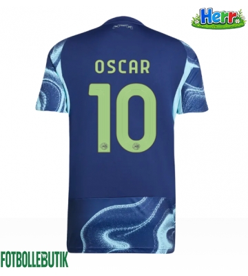 Ajax Oscar Gloukh #10 Bortatröja 2025-26 Kortärmad